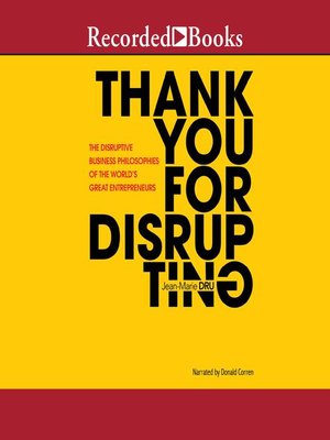 cover image of Thank You for Disrupting
